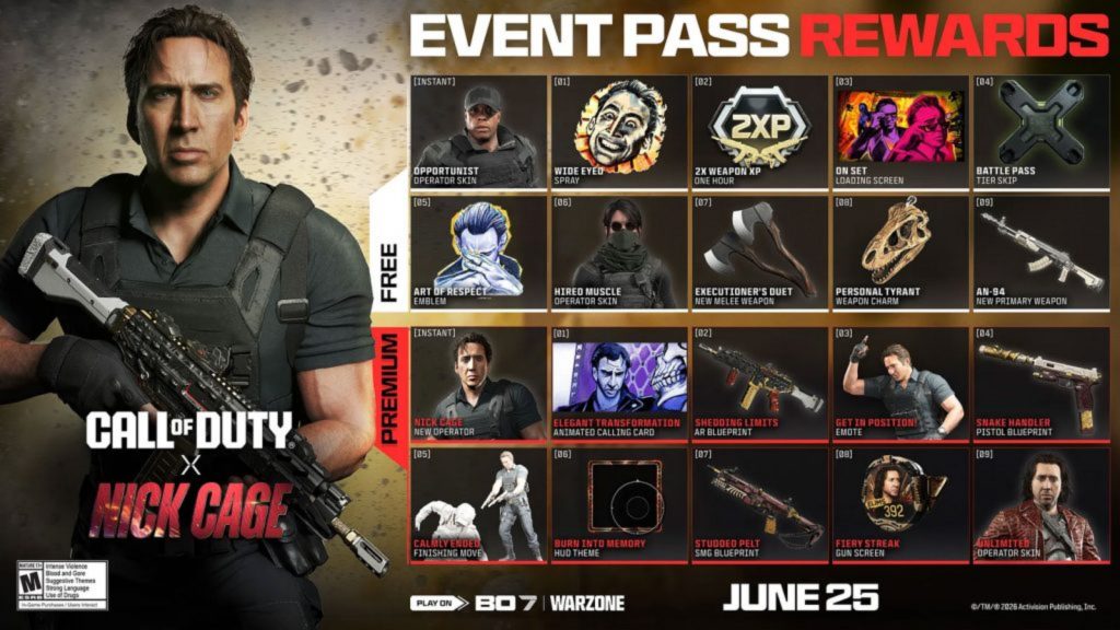 Black Ops 7 : Nicolas Cage débarque et incarne le virage stars d&rsquo;action de Call of Duty