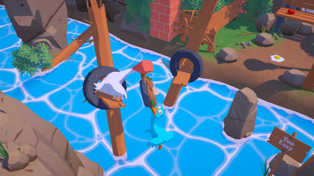An Eggstremely Hard Game, chute collective grotesque