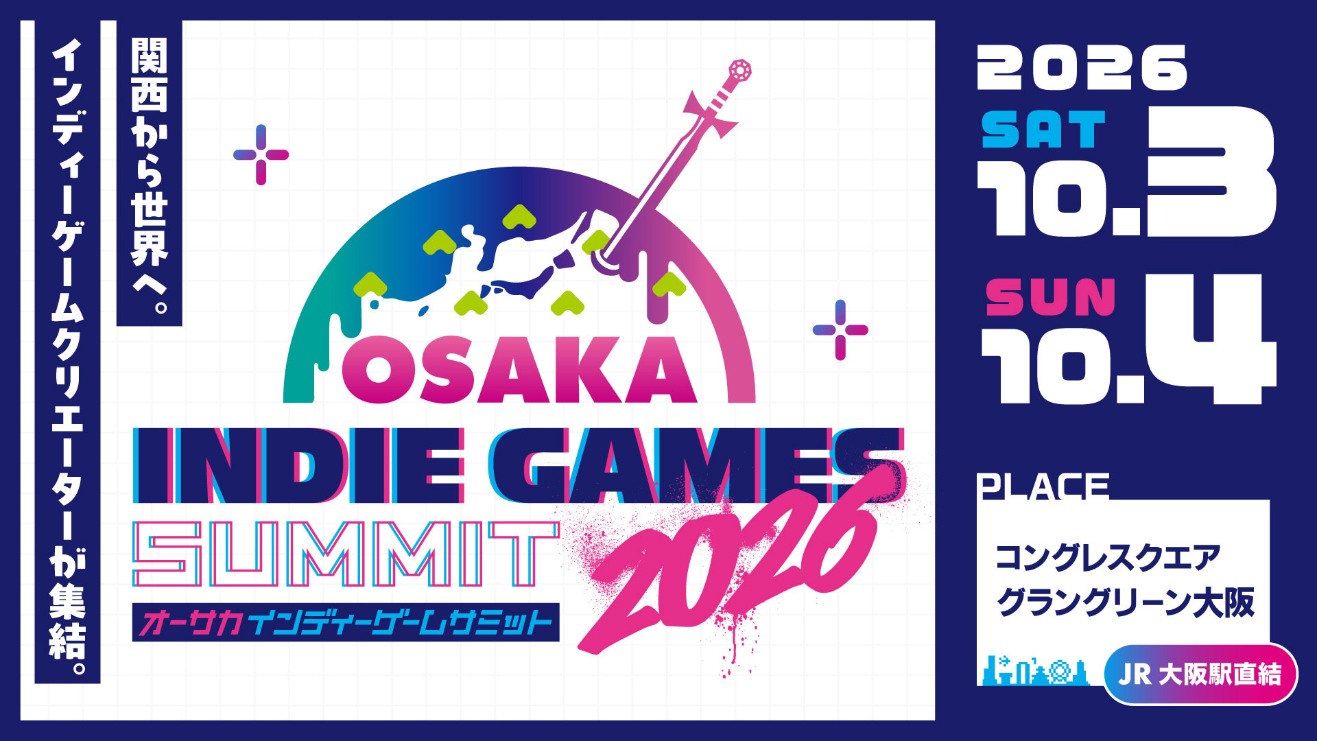 Osaka Indie Games Summit : 90 jeux et deux jours ouverts à tous