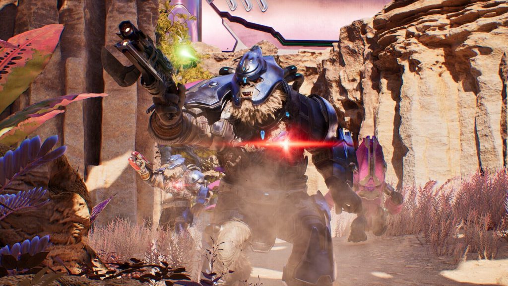 Halo: Campaign Evolved, un paysage de l Anneau sous un grand ciel