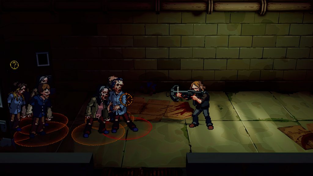 The Walking Dead: Streets of Survival, combat a defilement horizontal contre des rodeurs