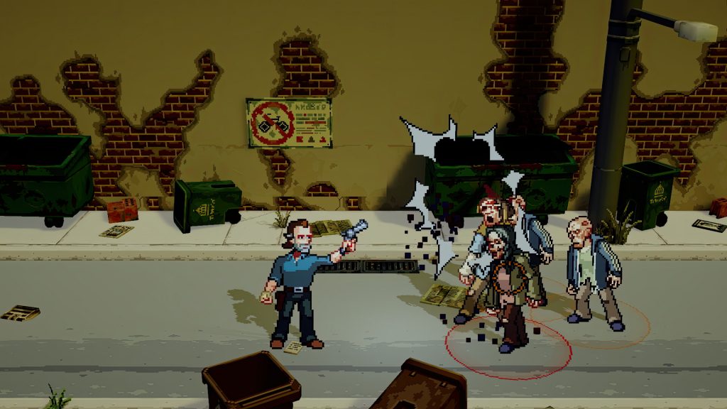 Image actuelle : The Walking Dead: Streets of Survival, beat em up sous licence AMC