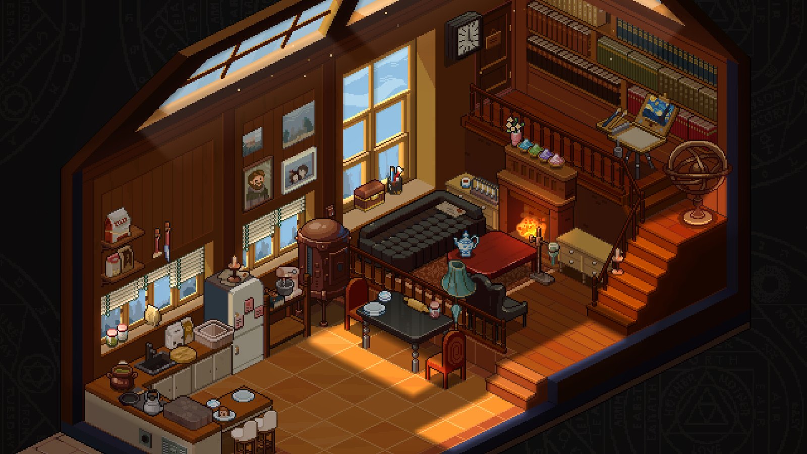 Intérieur chaleureux à ranger dans Whisper of the House